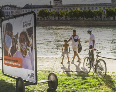 La ville de Lyon communique via le Bike’Com